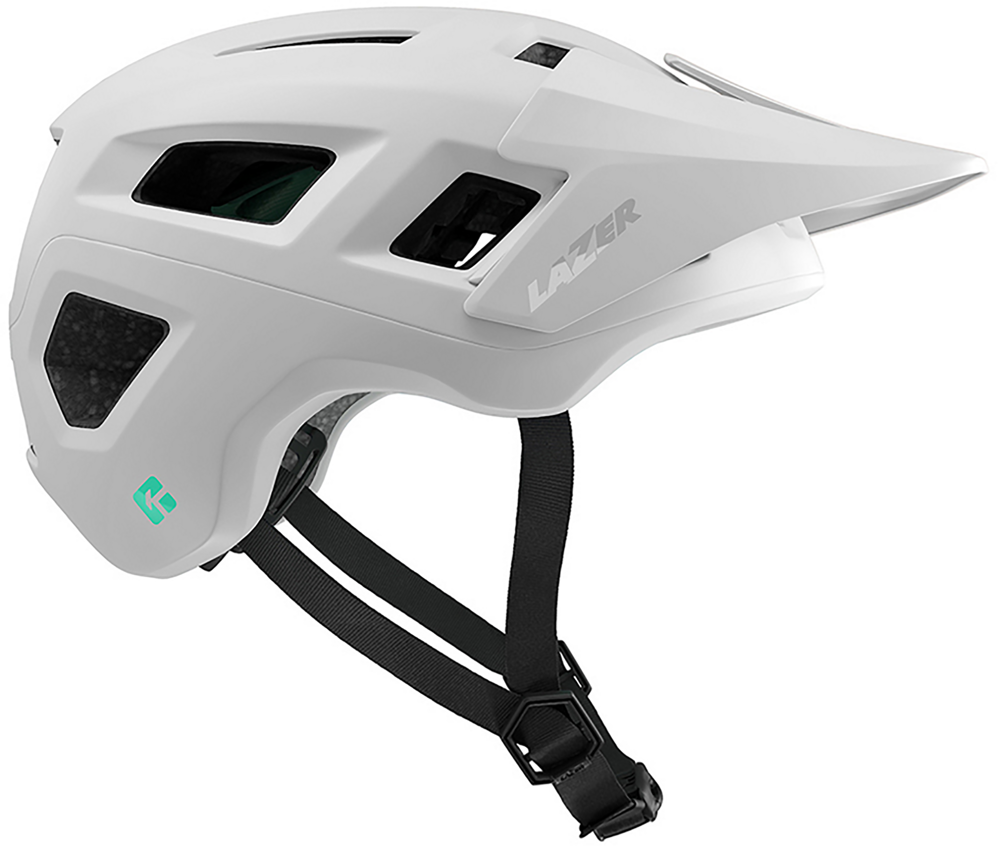 Lazer Coyote Kineticore cykelhjelm - Matte Full White    5400974031669
