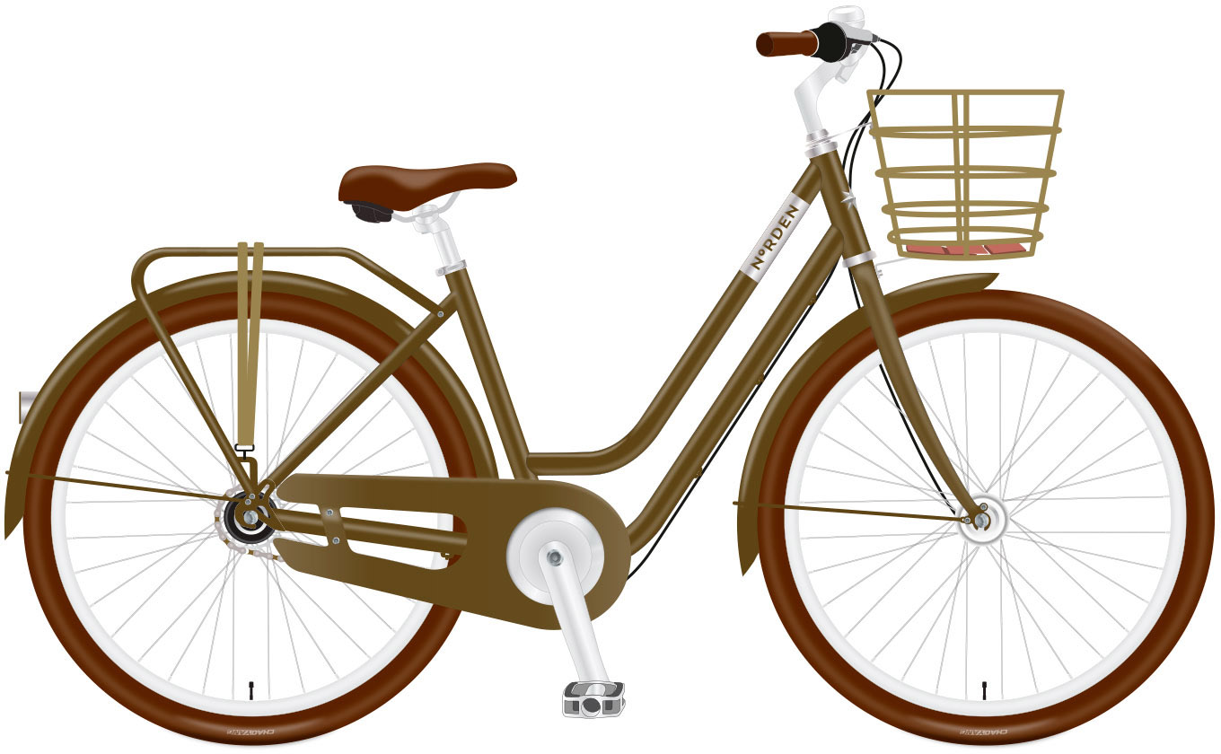 Norden Clara 20" Pige Cykel 2024 - Oliven Grøn på tilbud!