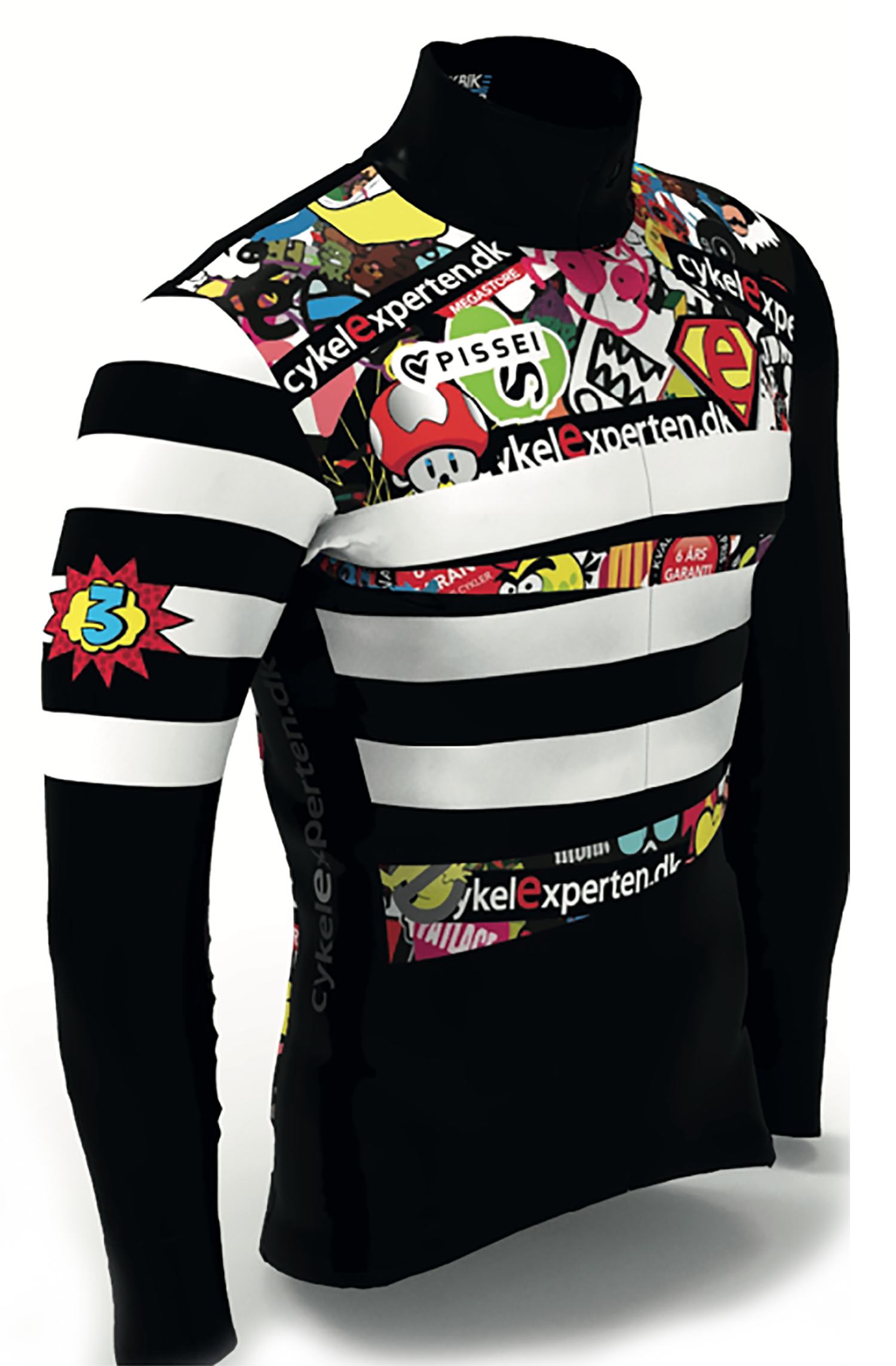 Pissei Patricia Langærmet Cykeltrøje - Godt Tilbud!