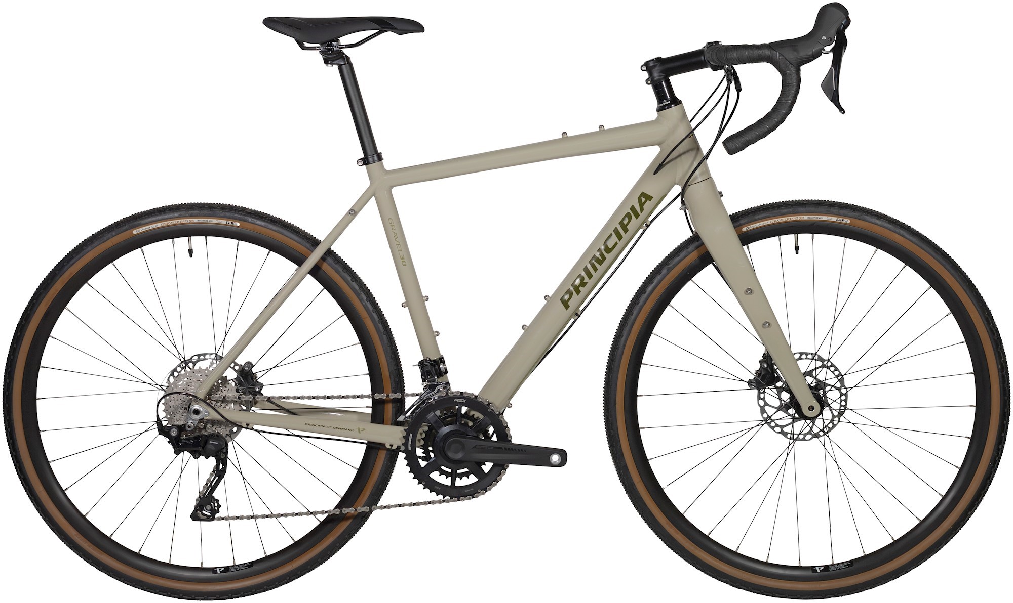 Principia Gravel 30 med Shimano GRX400 - Blank Sand