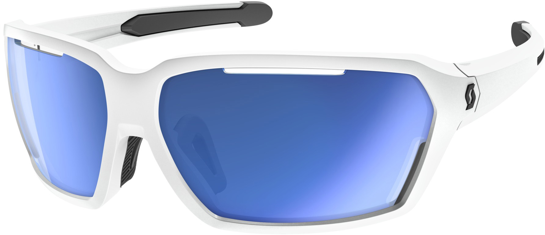 Scott Vector Cykelbrille - Hvid og Blå Design