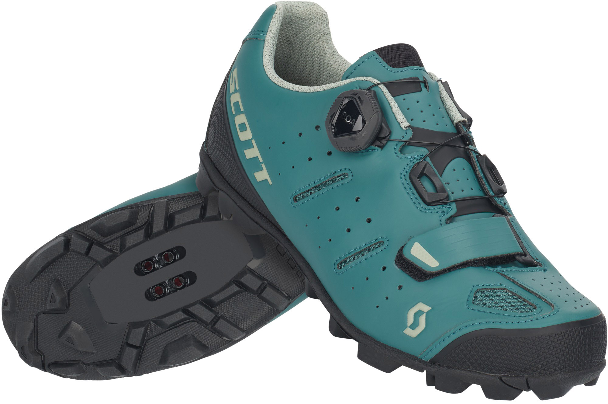 SCOTT MTB Elite BOA Dame Cykelsko - Grøn Tilbud!