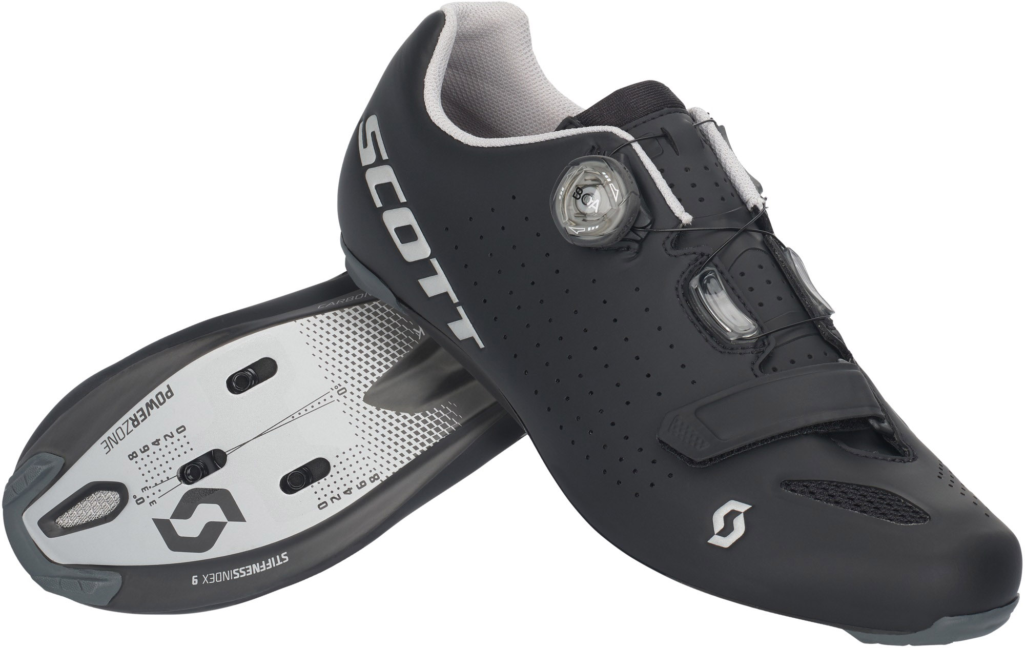SCOTT Road Vertec BOA Cykelsko - Sort til Fantastisk Pris!