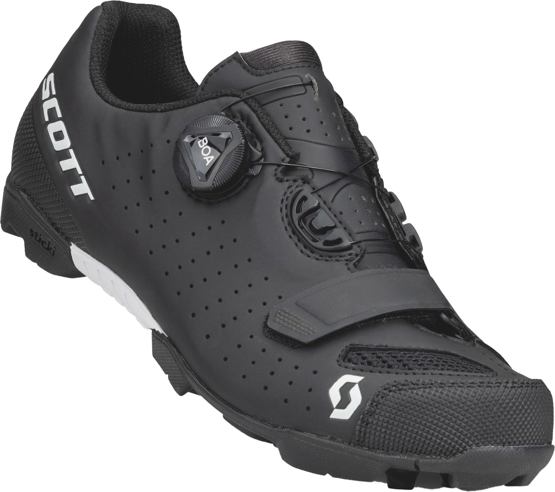 Scott MTB Future Pro Cykelsko - Sort/Hvid Tilbud!