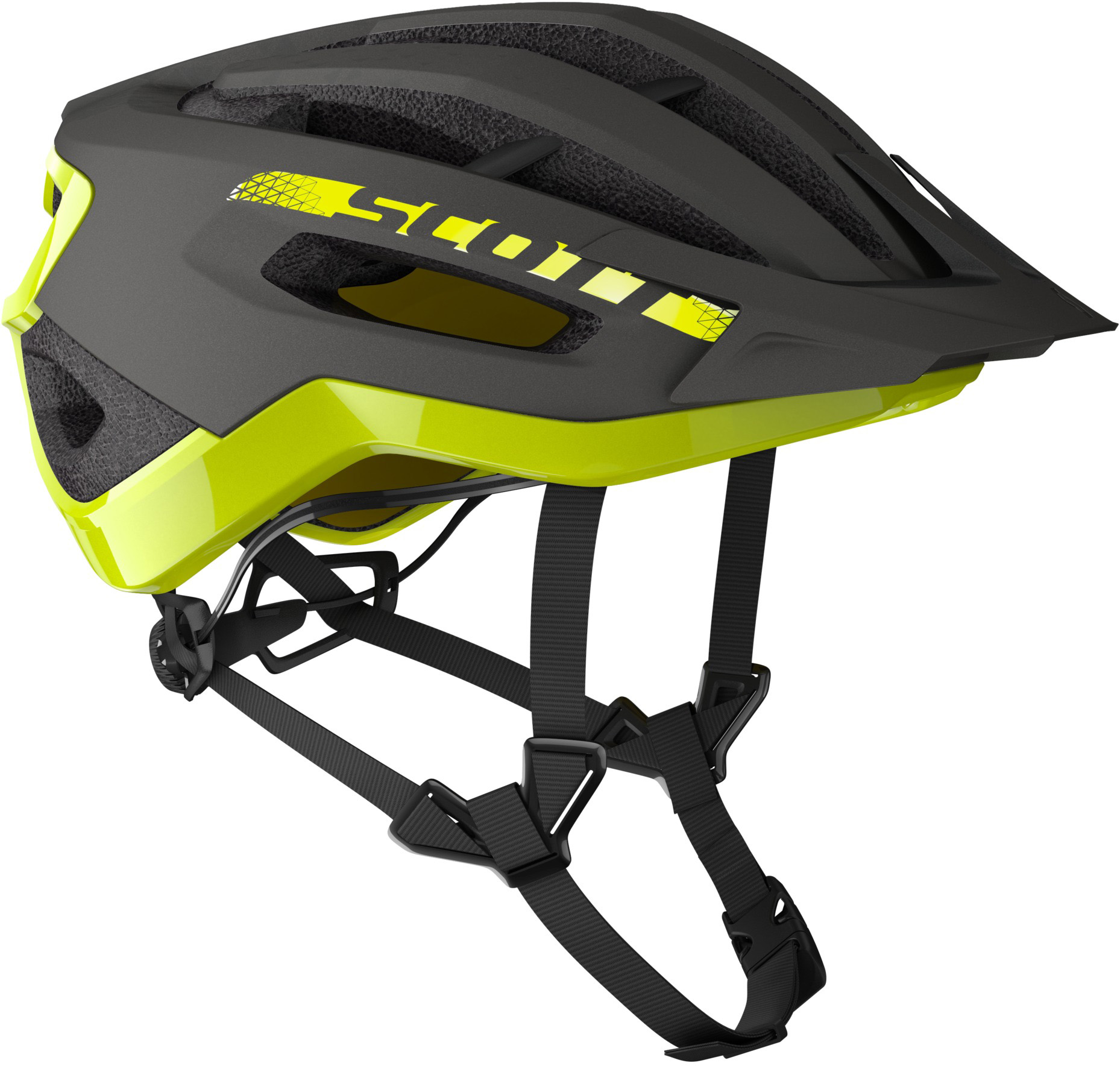 Scott Fuga Plus (MIPS) Cykelhjelm - Gul/Grå Tilbud!