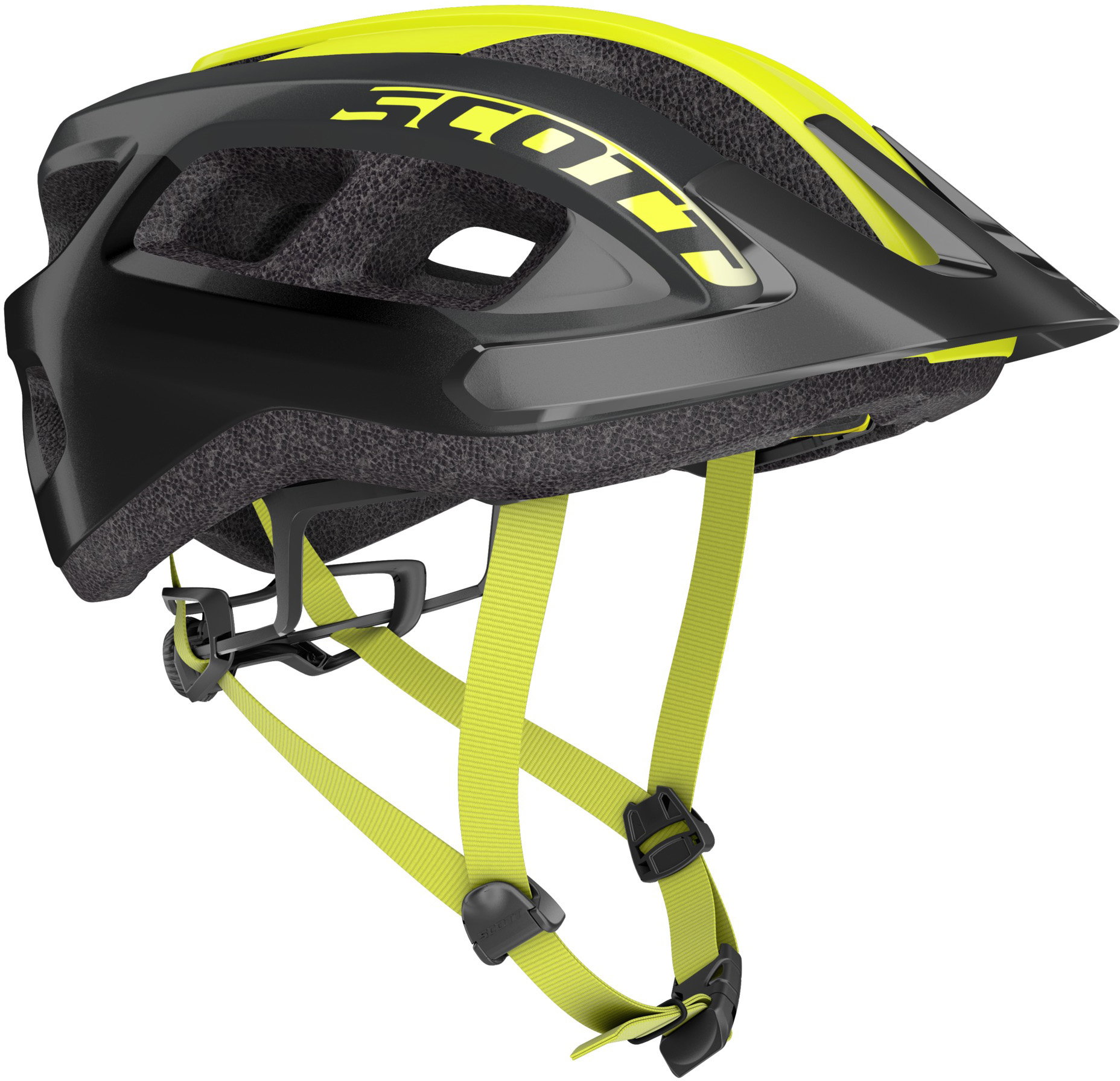 Scott Supra Hjelm - Sort/Gul til cykling på tilbud!