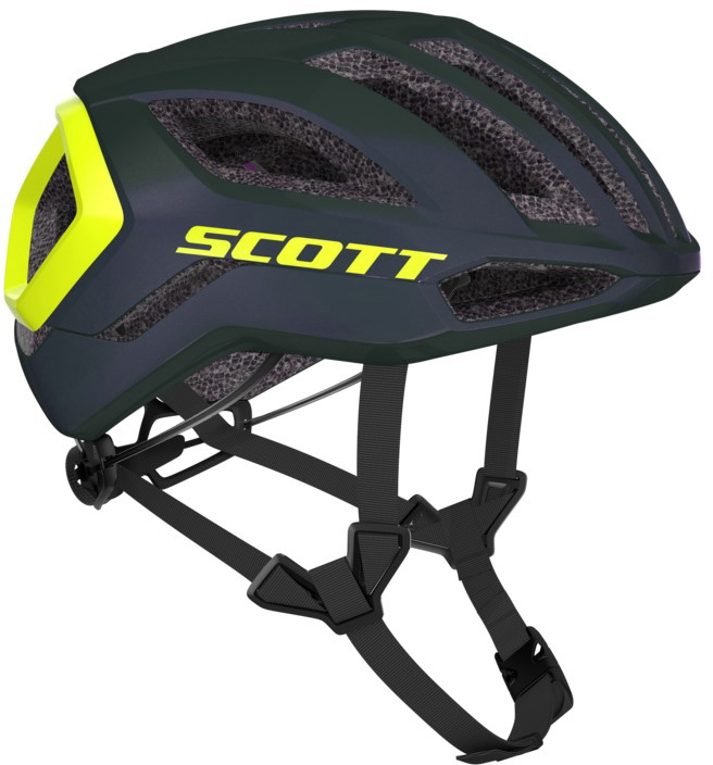 Scott Centric Plus (MIPS) Hjelm - Grøn/Gul Tilbud!