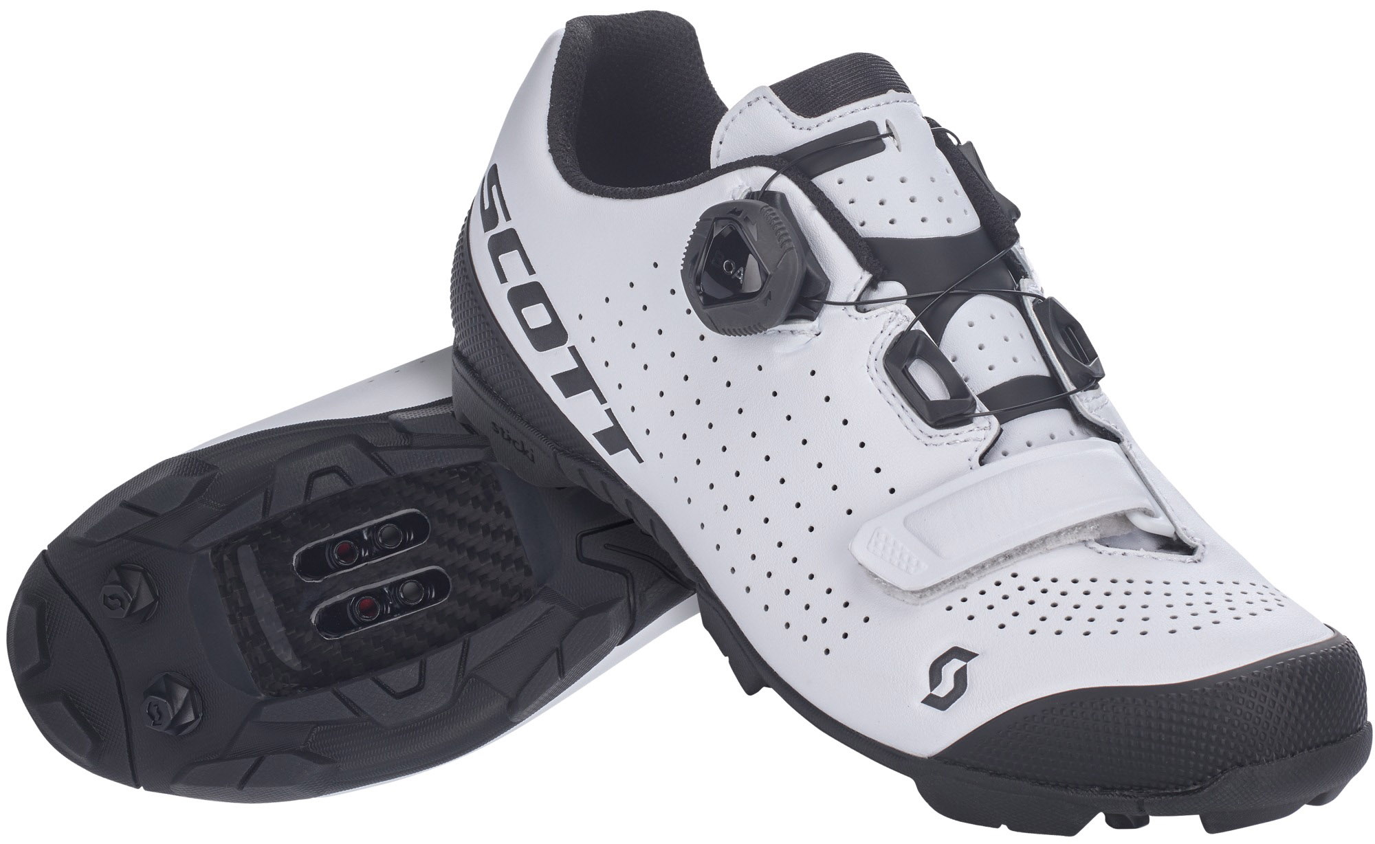 SCOTT MTB Vertec BOA Dame Cykelsko - Hvid Tilbud!