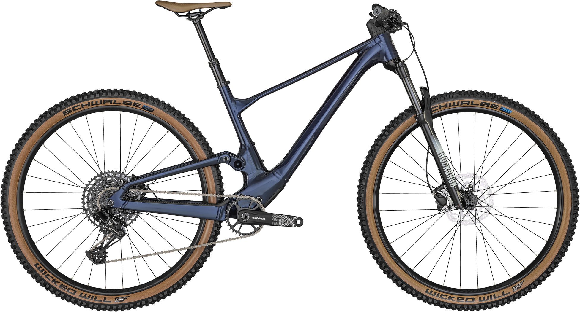 Scott Spark 970 2024 - Blå Mountainbike på tilbud!