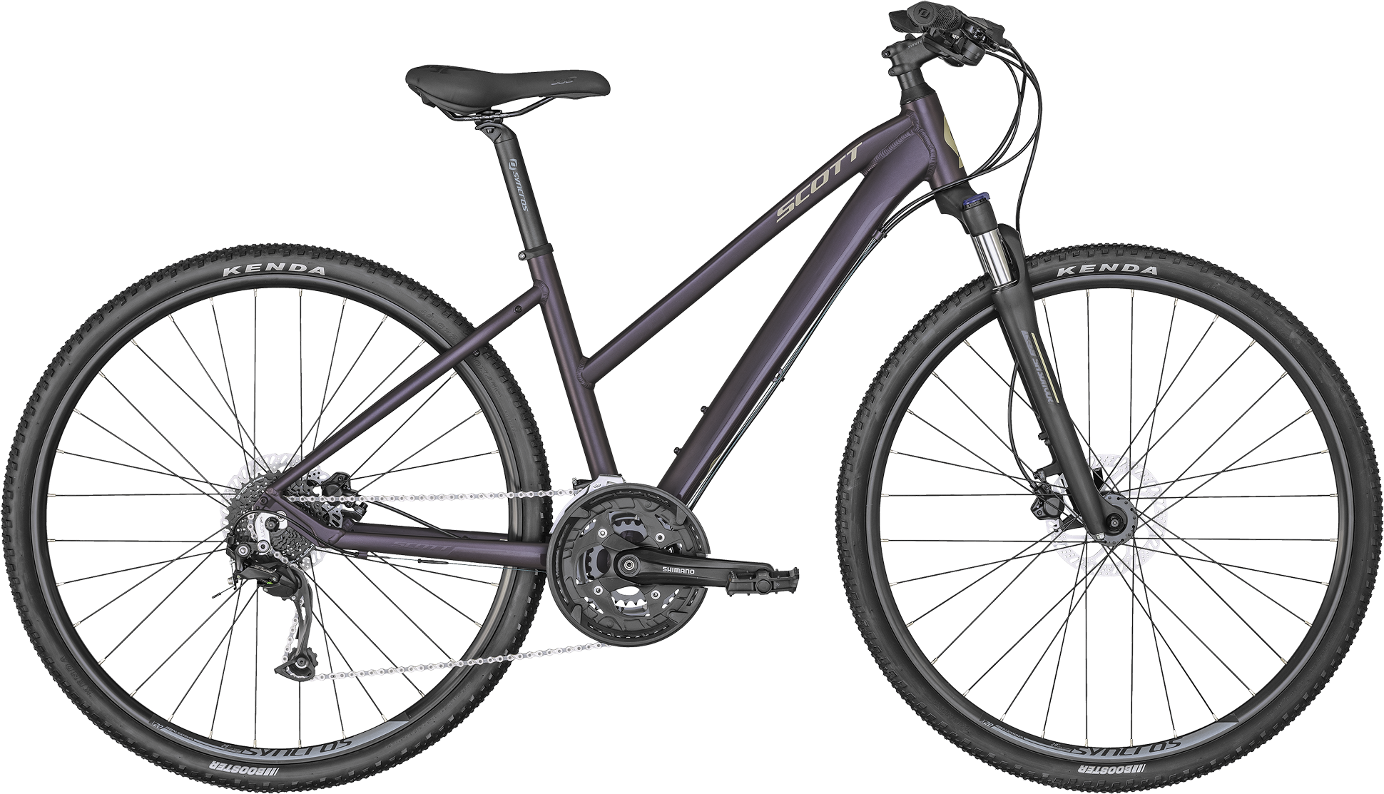 Scott Sub Cross 30 Damecykel 2024 - Lilla til 7499 DKK