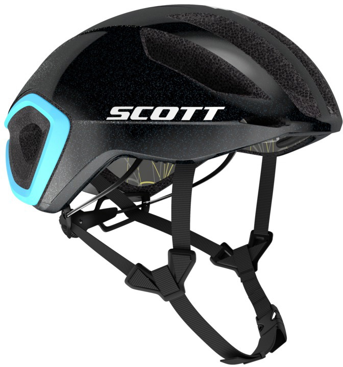 Scott Cadence Plus (MIPS) Hjelm - Sort/Blå Tilbud!