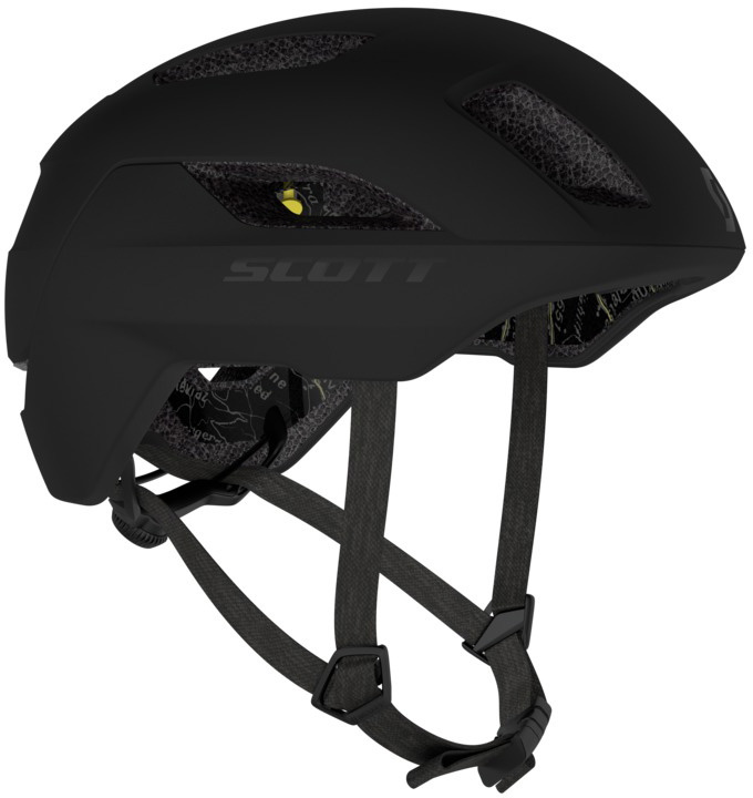 Scott La Mokka Plus (MIPS) Cykelhjelm med LED Lys - Sort