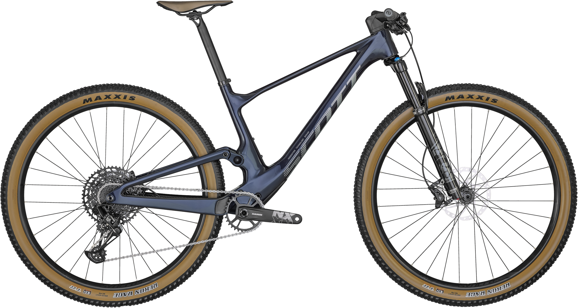 Scott Spark RC Comp 2024 - Blå Mountainbike på tilbud
