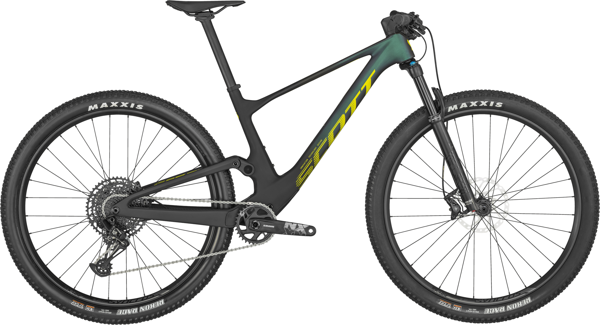 Scott Spark RC Comp 2024 - Grøn Mountainbike på tilbud