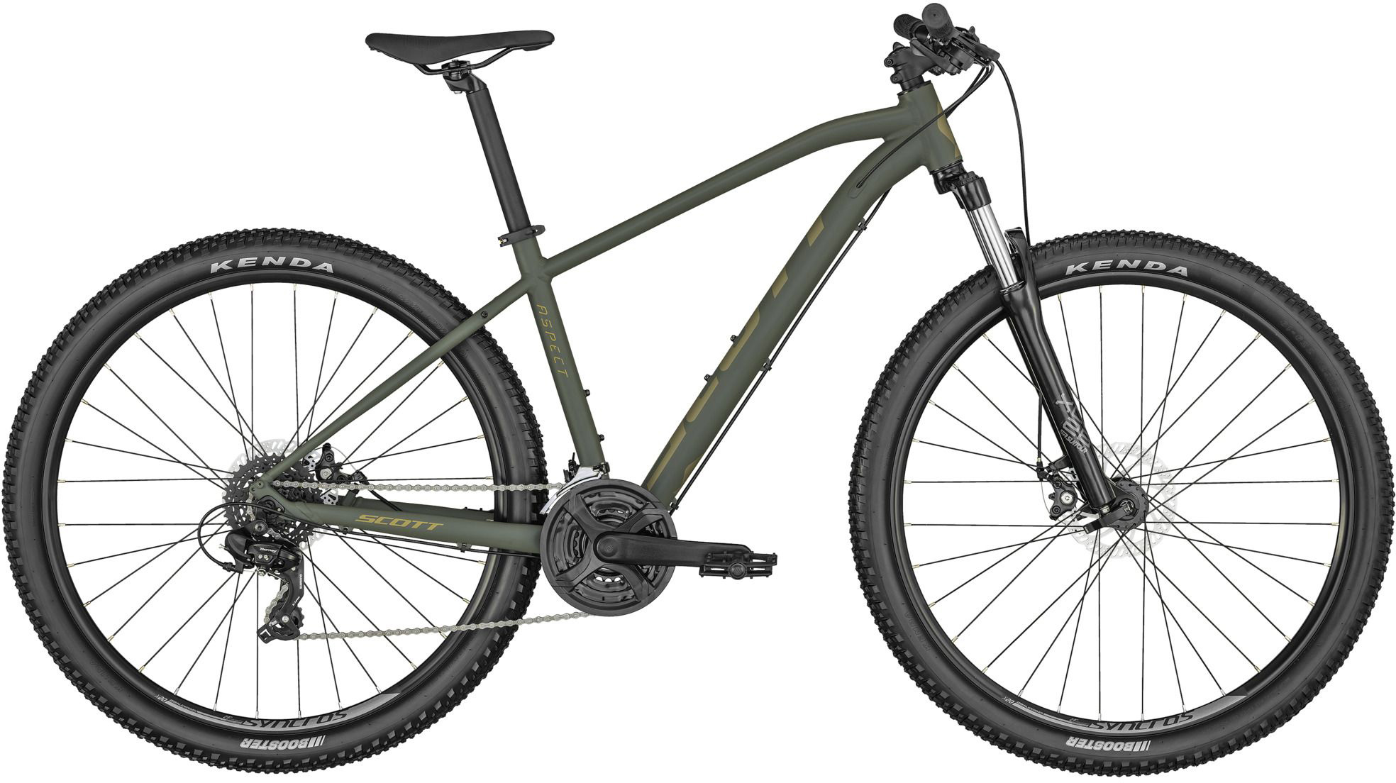 Scott Aspect 970 2023 - Grøn Mountainbike (Udstillingsmodel)