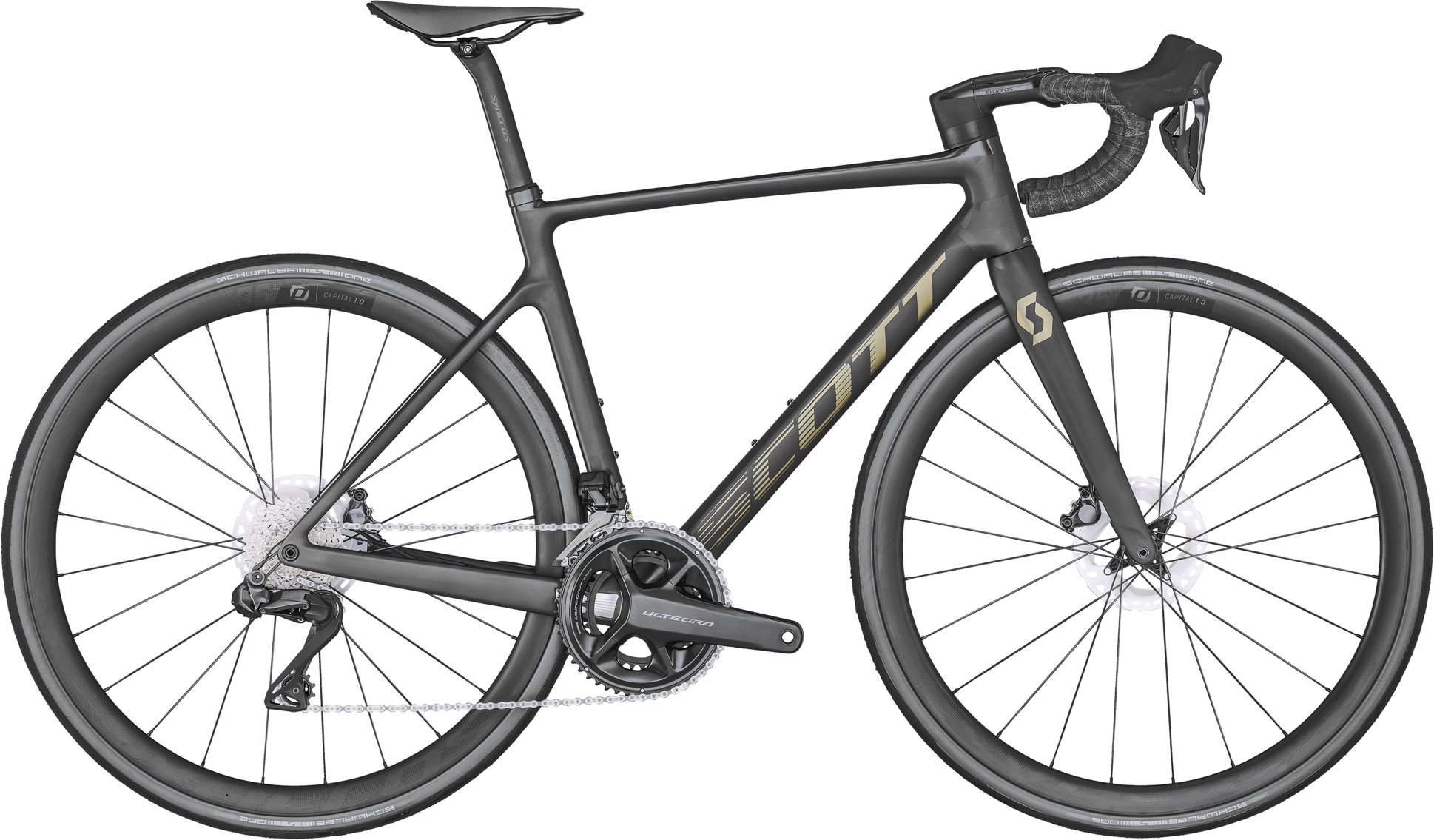 Scott Addict RC 15 2024 - Sort racercykel på tilbud!