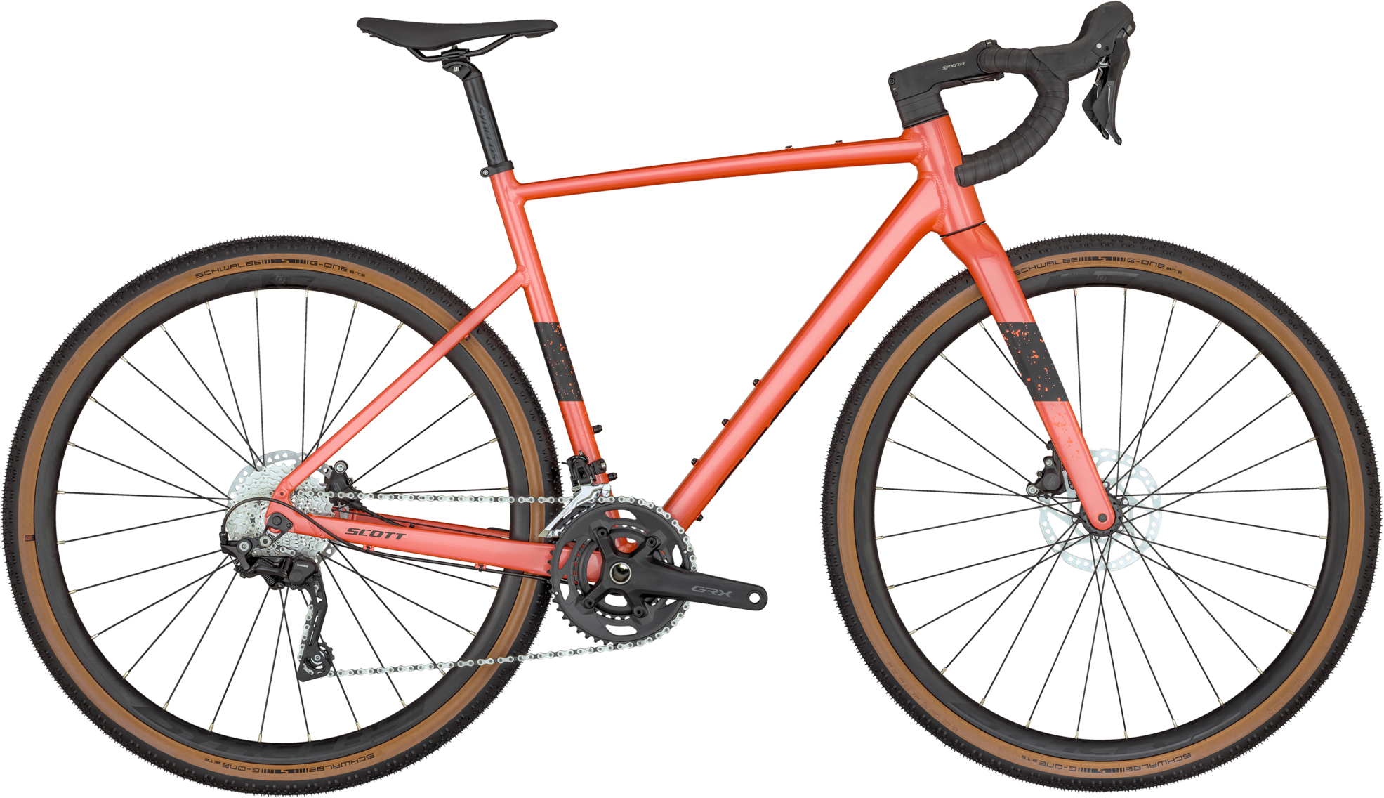 Scott Speedster Gravel 40 2024 - Orange Cykeltilbud!