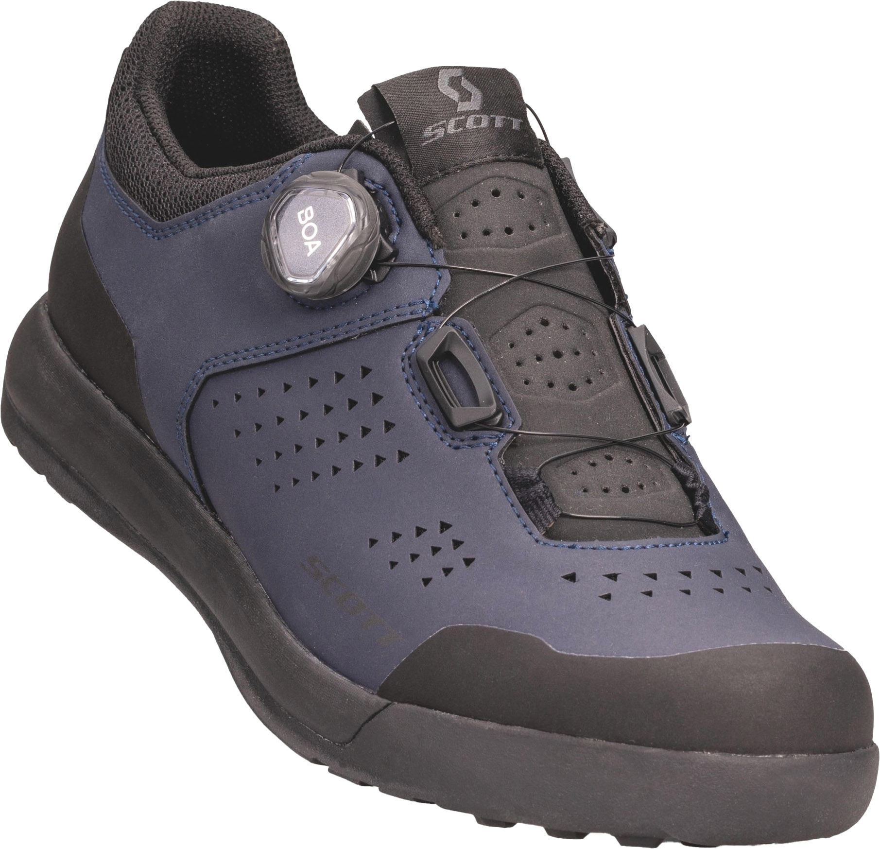 Scott MTB Shr-Alp Boa Cykelsko - Mørkeblå/Sort Tilbud