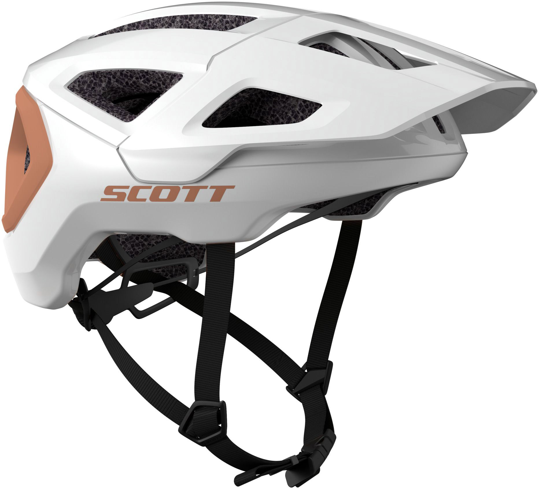 Scott Tago Plus (MIPS) Hjelm - Pearl White/Rose Beige Tilbud