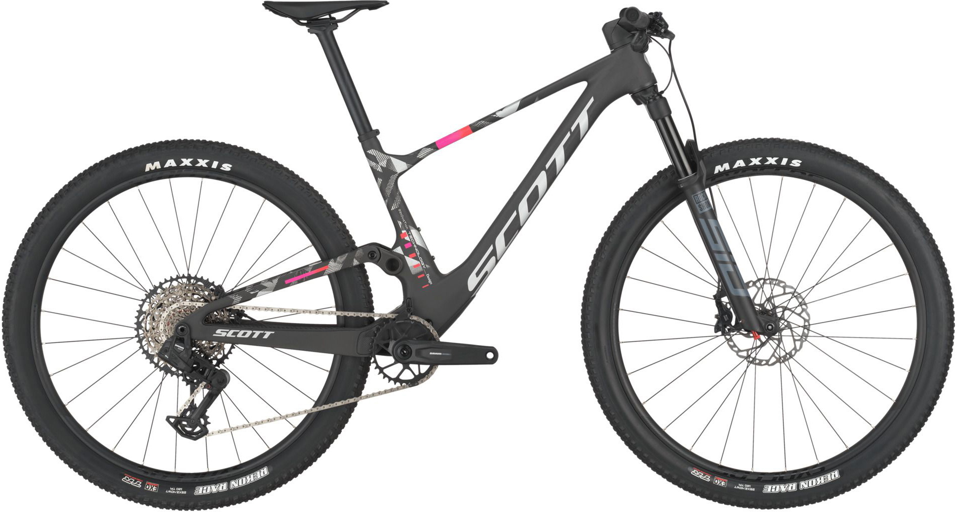 Scott Spark RC Team 2025 - Carbon Black Mountainbike