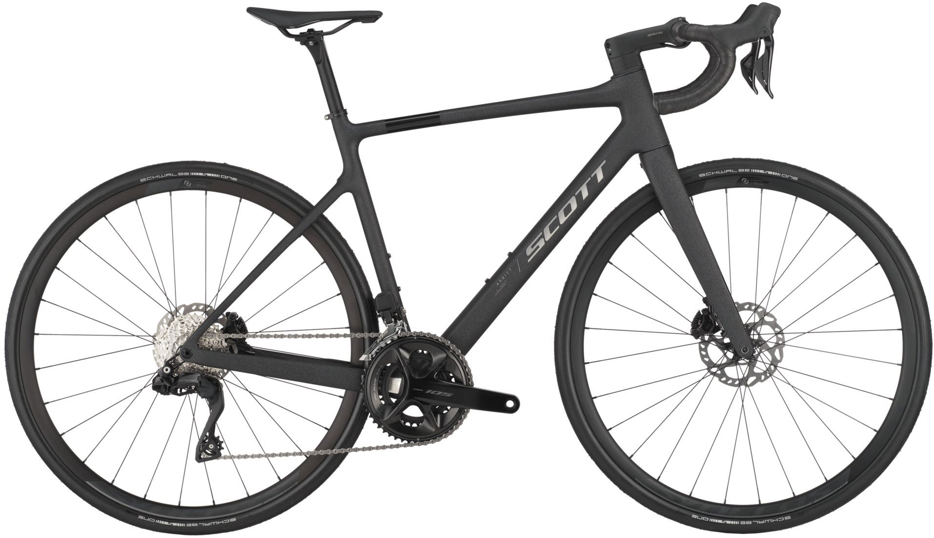 Scott Addict 40 2025 - Champion Black Cykeltilbud!