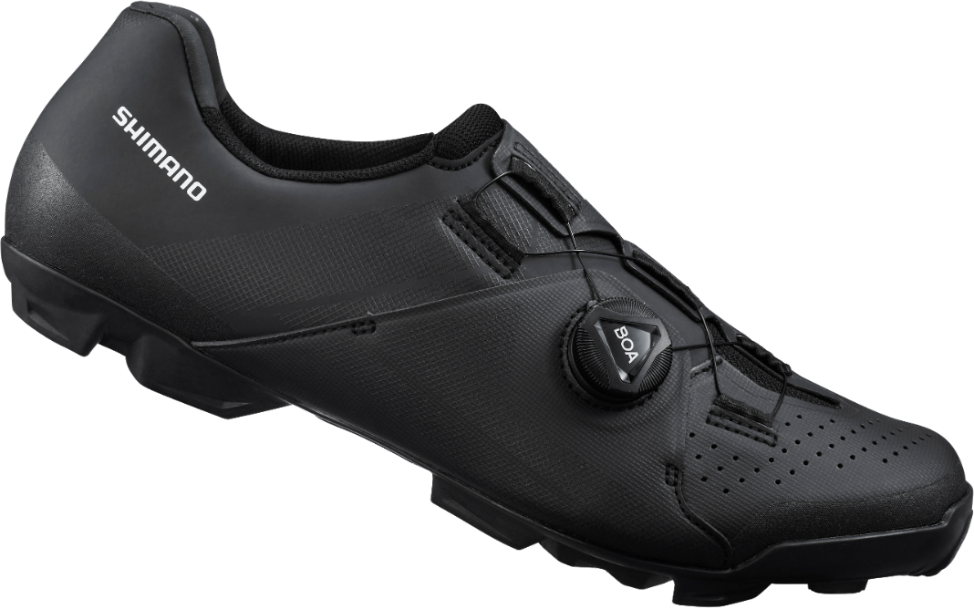 Shimano XC300 SPD MTB Sko (Bred) - Sort Tilbud!