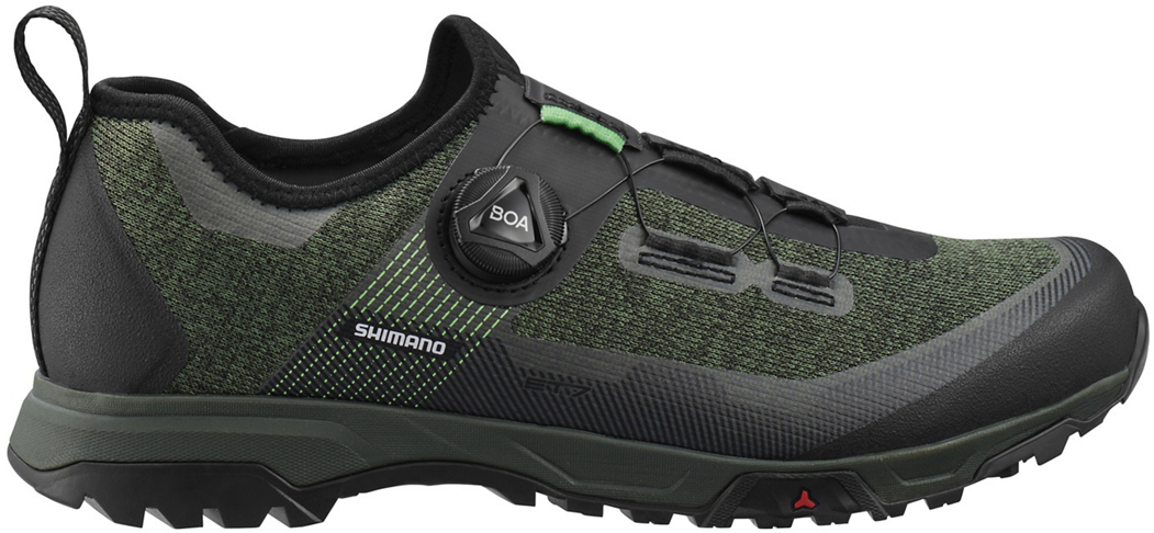 Shimano SH-ET701 Flat MTB Sko - Green    4550170008277