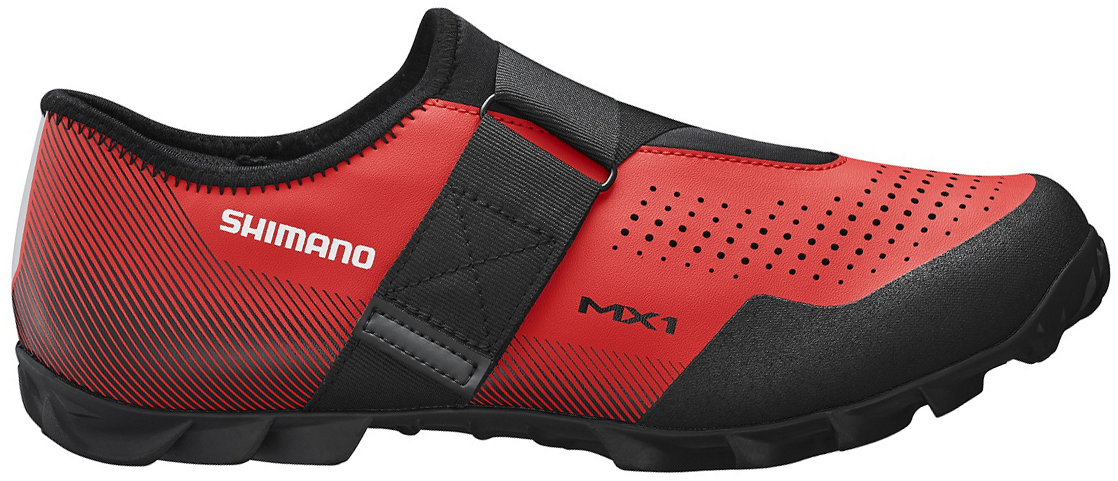 Shimano SH-MX100 SPD MTB Sko - Red    4550170285418