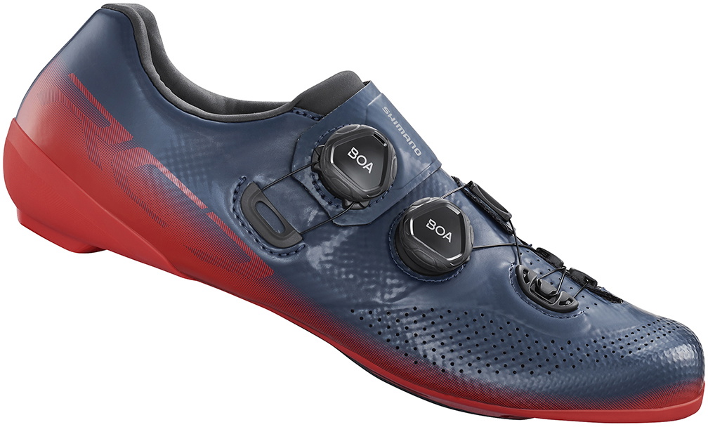 Shimano RC702 LVG SPD-SL Racer Sko - Rød/Blå Tilbud!