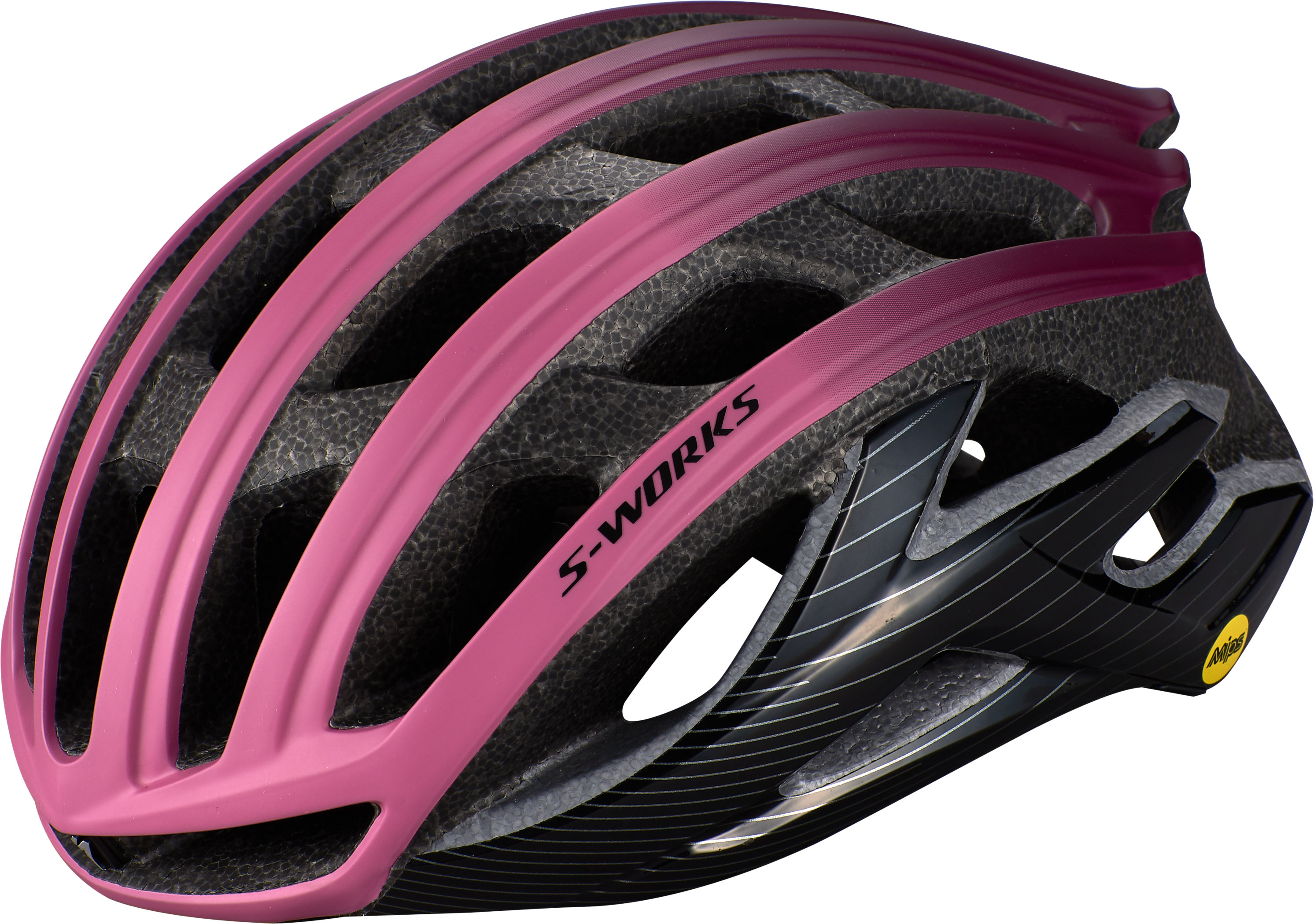 Specialized S-Works Prevail II Cykelhjelm - Sort/Lyserød