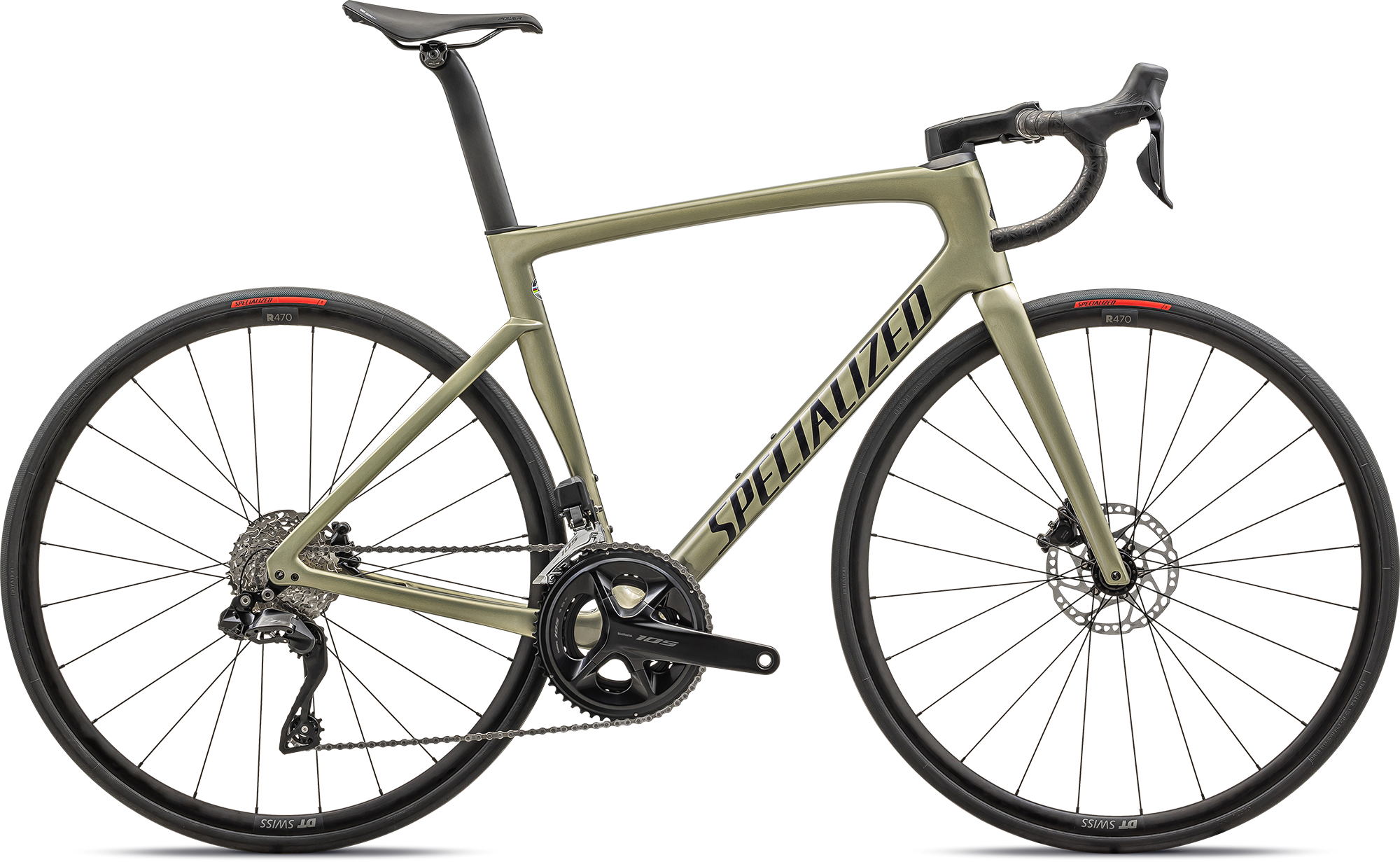 Specialized Tarmac SL7 Comp - Shimano 105 Di2 2025 - Gloss Metallic Spruce    196625161421