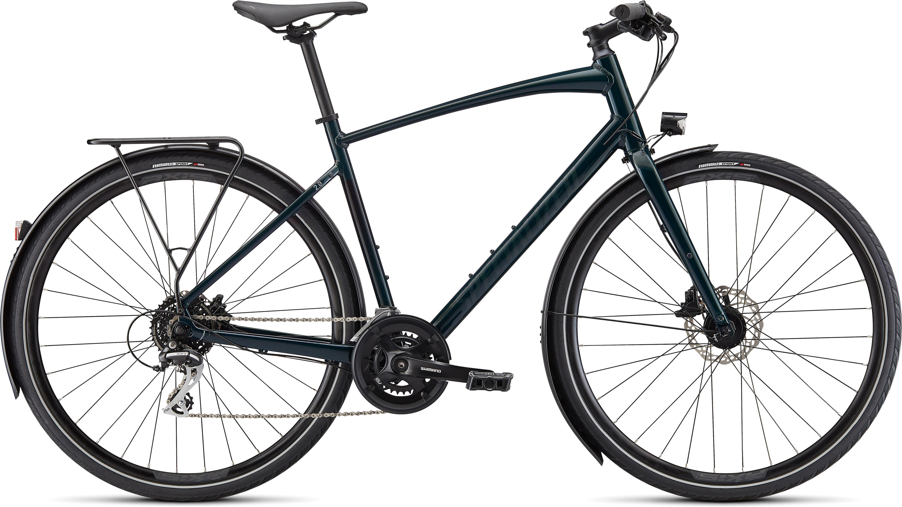 Specialized Sirrus 2.0 EQ 2023 - Grøn Cykeltilbud!