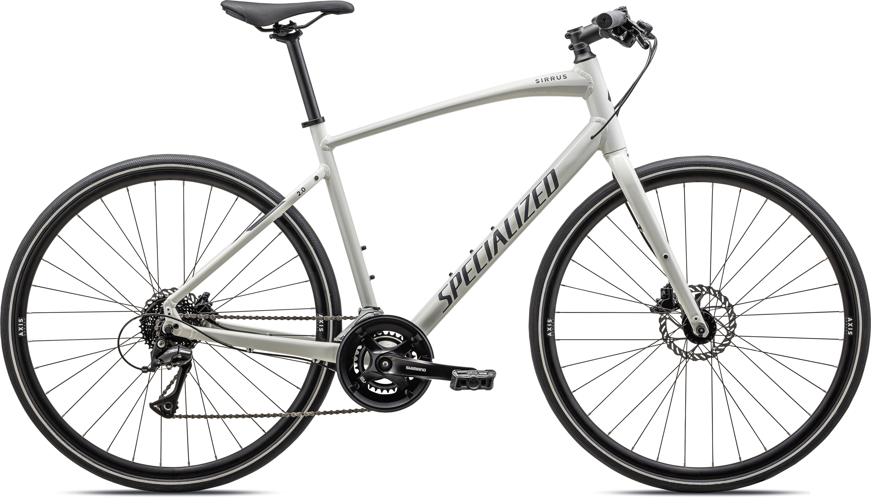 Specialized Sirrus 2.0 2024 - Hvid/Grå Cykeltilbud!
