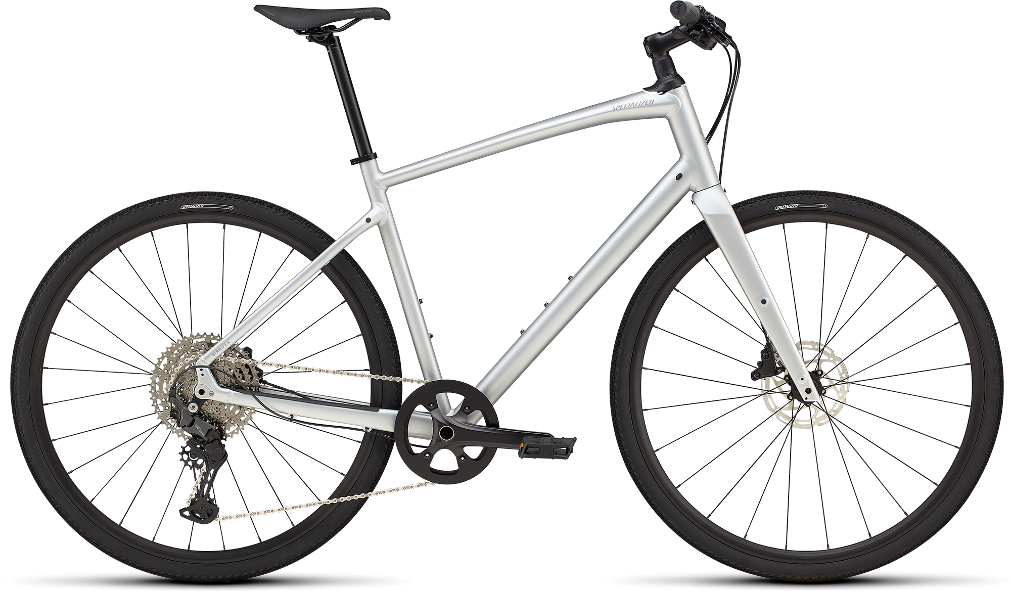 Specialized Sirrus X 4.0 2025 - Satin Silver Dust    196625155222