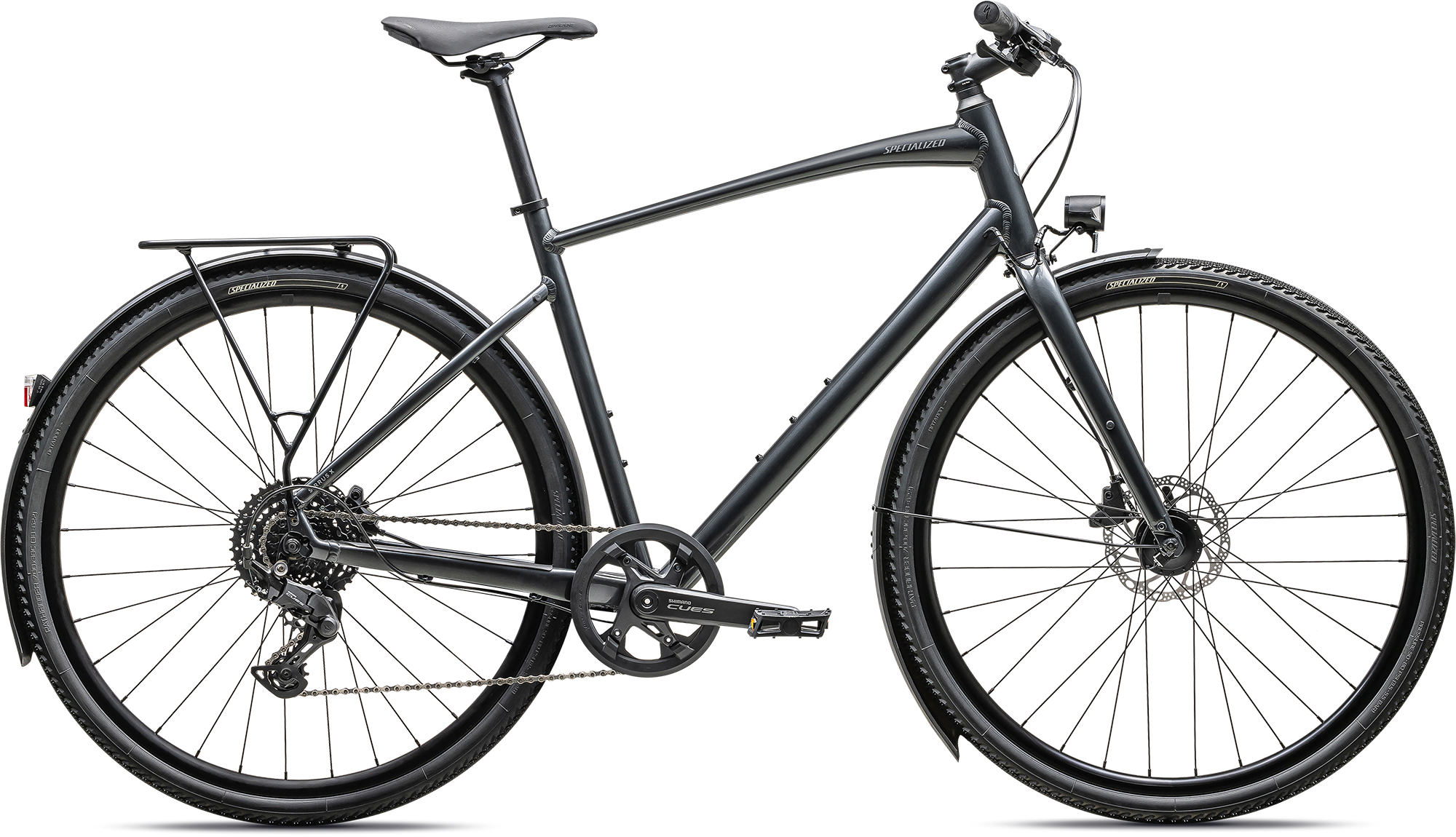 Specialized Sirrus X 2.0 EQ 2025 - Gloss Black Liquid Metal 196625155604