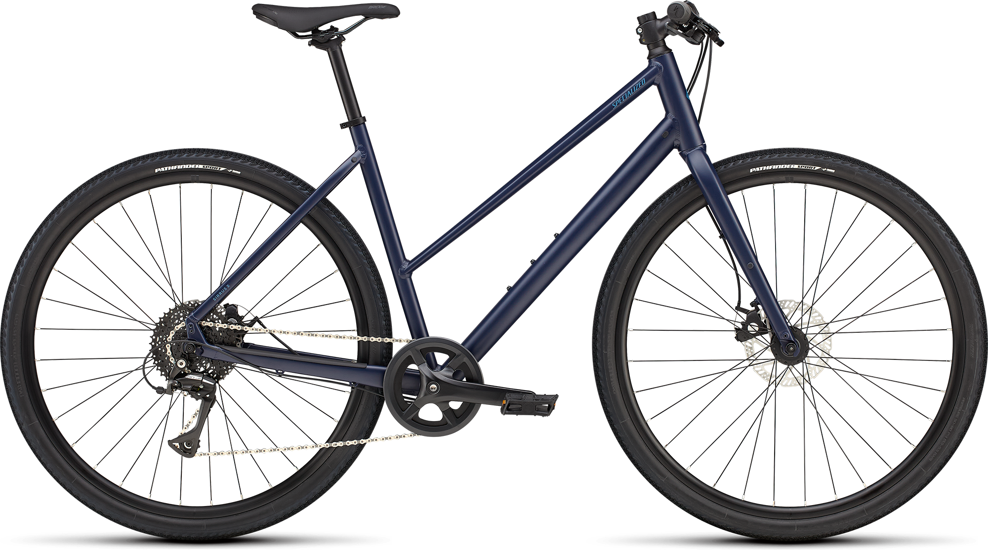 Specialized Sirrus X 1.0 Step-Through 2025 - Satin Deep Marine    196625155512