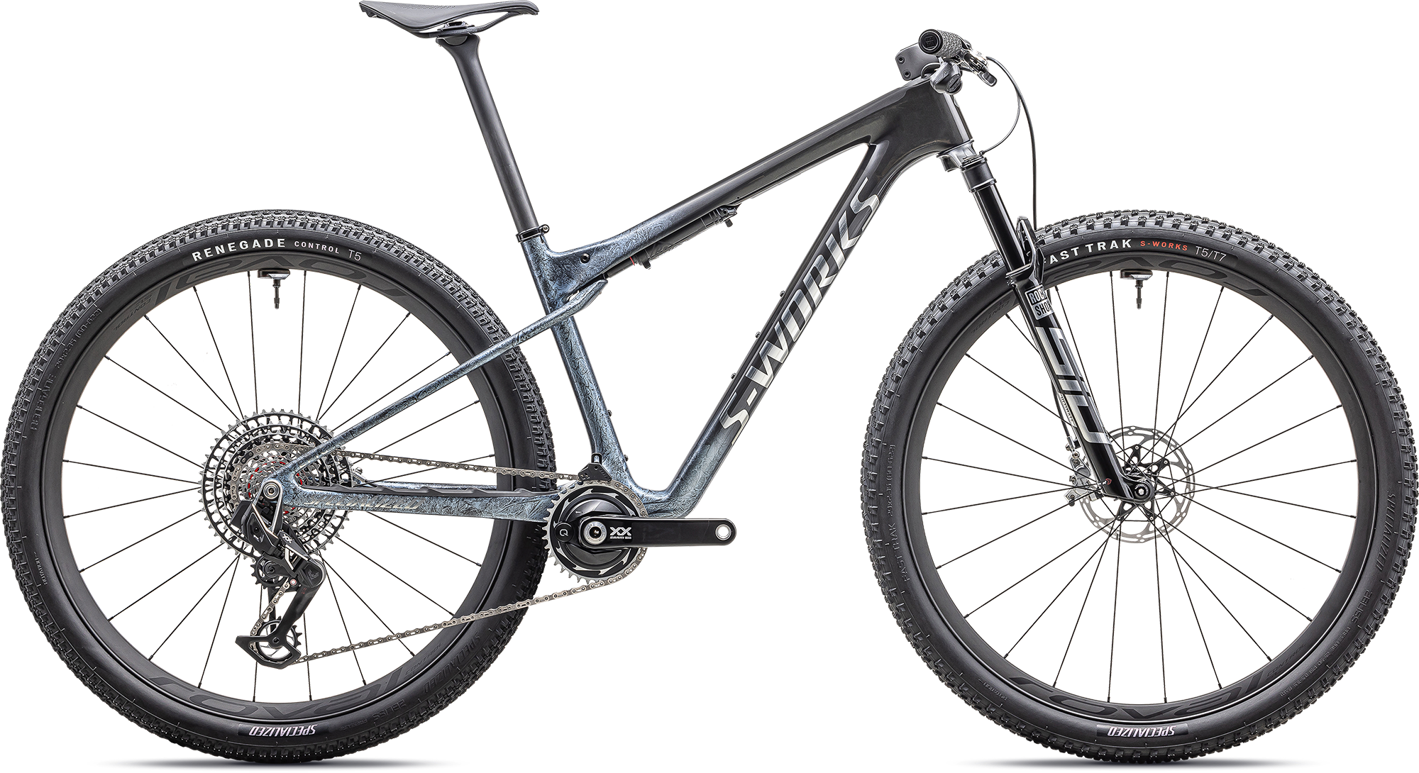 Specialized S-Works Epic World Cup 2025 - Gloss Glacial Metallic Granite    196625040887