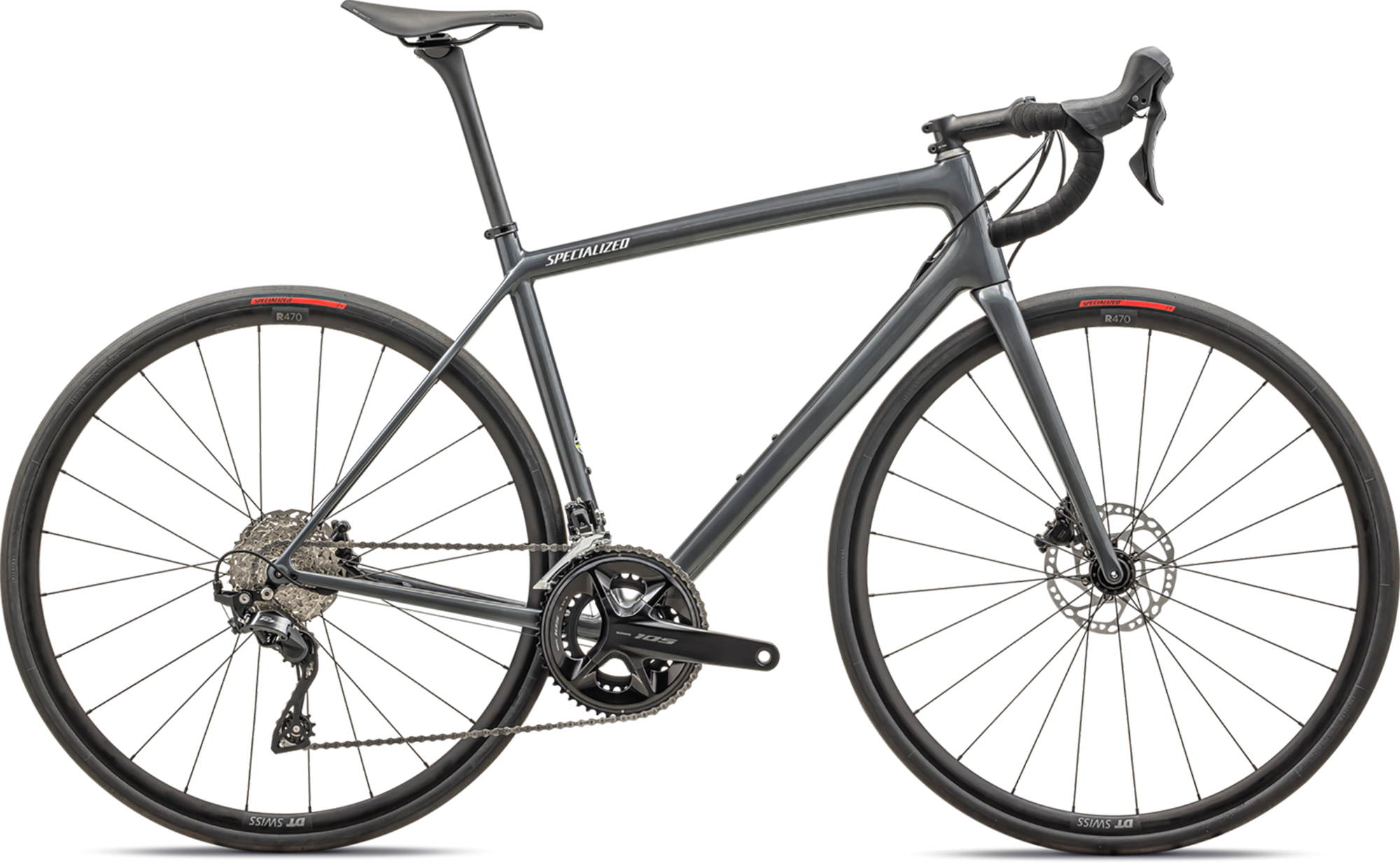 Specialized Aethos Sport - Shimano 105 2025 - Gloss Fog Tint Carbon    196625161711