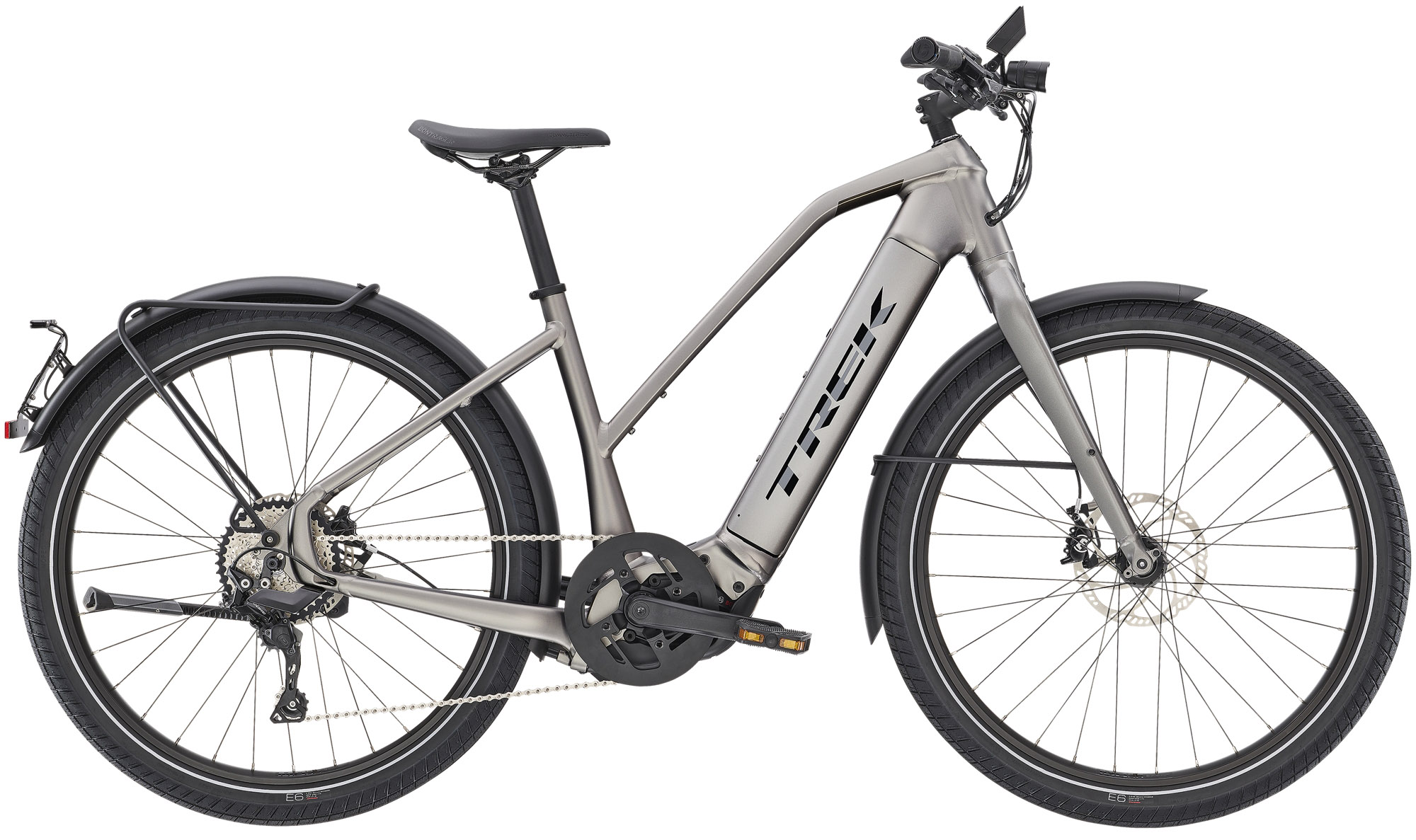 Trek Allant+ 8S Elcykel 27.5" - Grå, 45 km/t Tilbud!