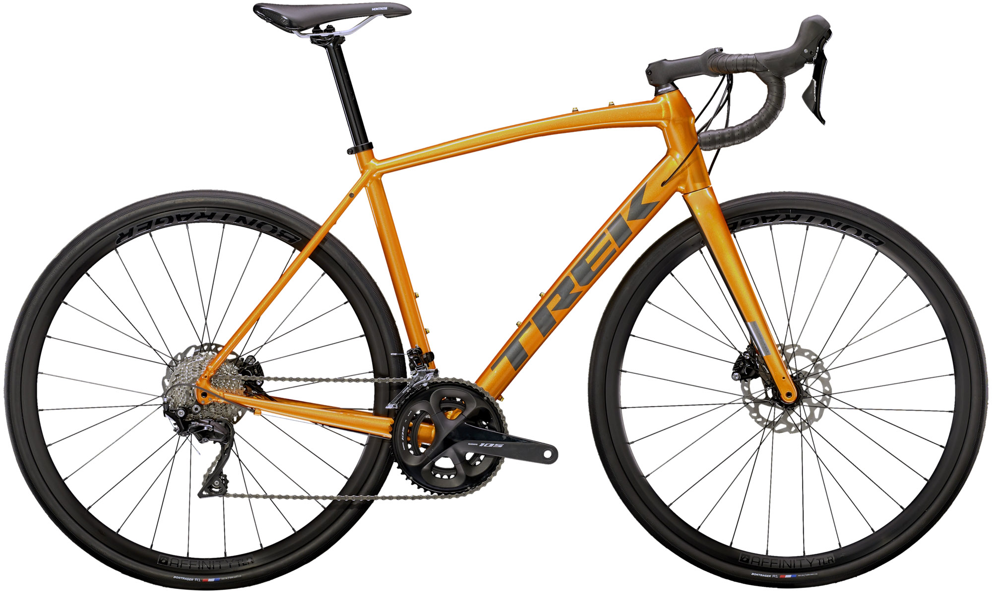 Trek Domane AL 5 Disc 2022 - Orange Racercykel Tilbud