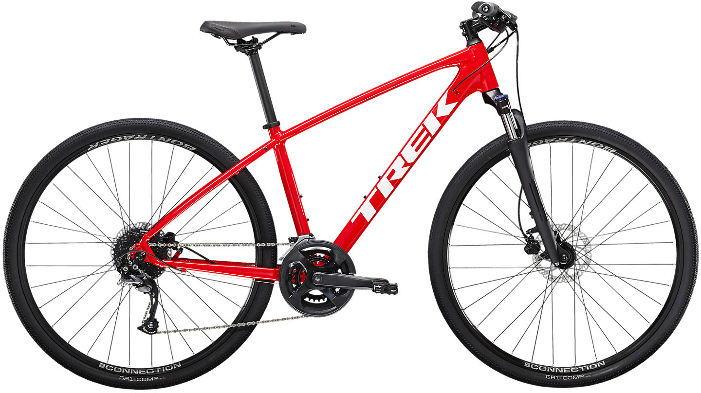 Trek Dual Sport 2 2022 - Rød til fantastisk pris!