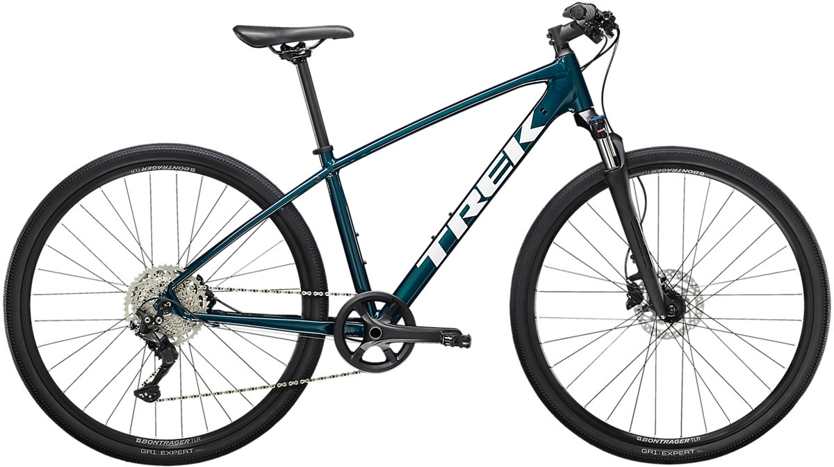 Trek Dual Sport 3 2022 - Blå Cykel på Tilbud