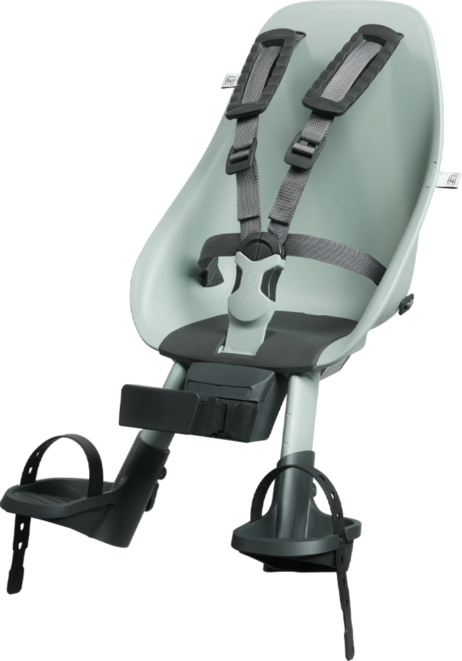 Urban Iki Barnestol til cykel - Grøn/sort - 9 mdr til 3 år