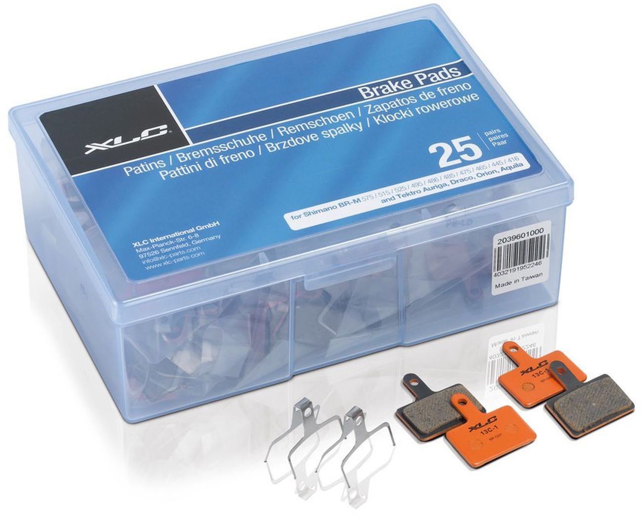 XLC Bremseklodser BP-O07 - Organisk til Shimano/Tektro