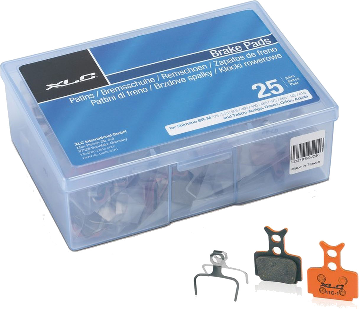 XLC Bremseklodser BP-O31 - Organisk Resin Tilbud!