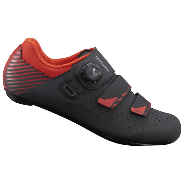 Shimano RP400 LVG Race SPD-SL Cykelsko - Sort/rød