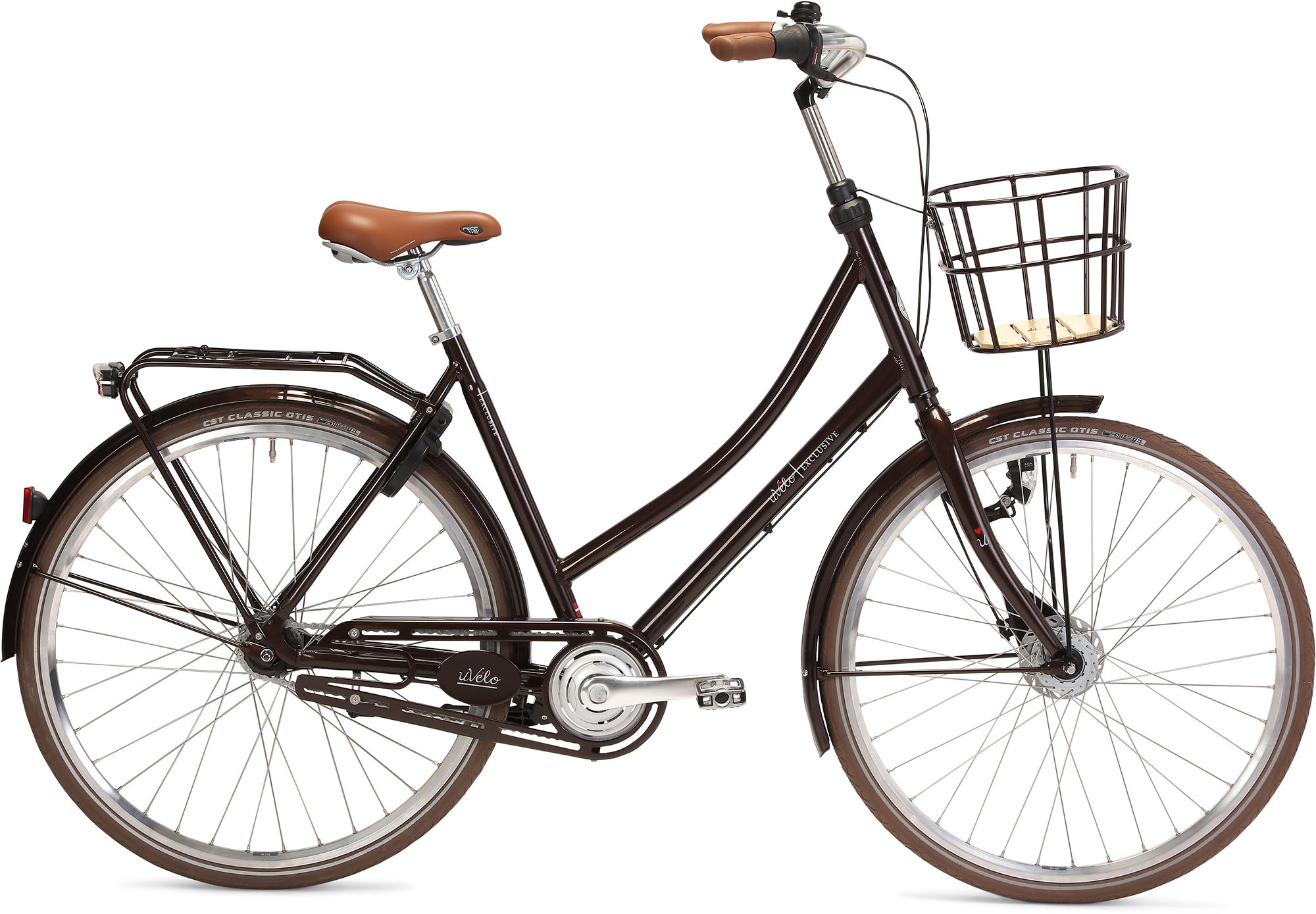 uVélo Exclusive 7g Dame 2022 - Brun Cykeltilbud!