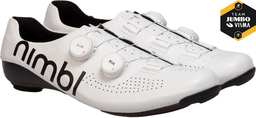 Nimbl ULTIMATE Race Sko - Hvid til cykling på tilbud!