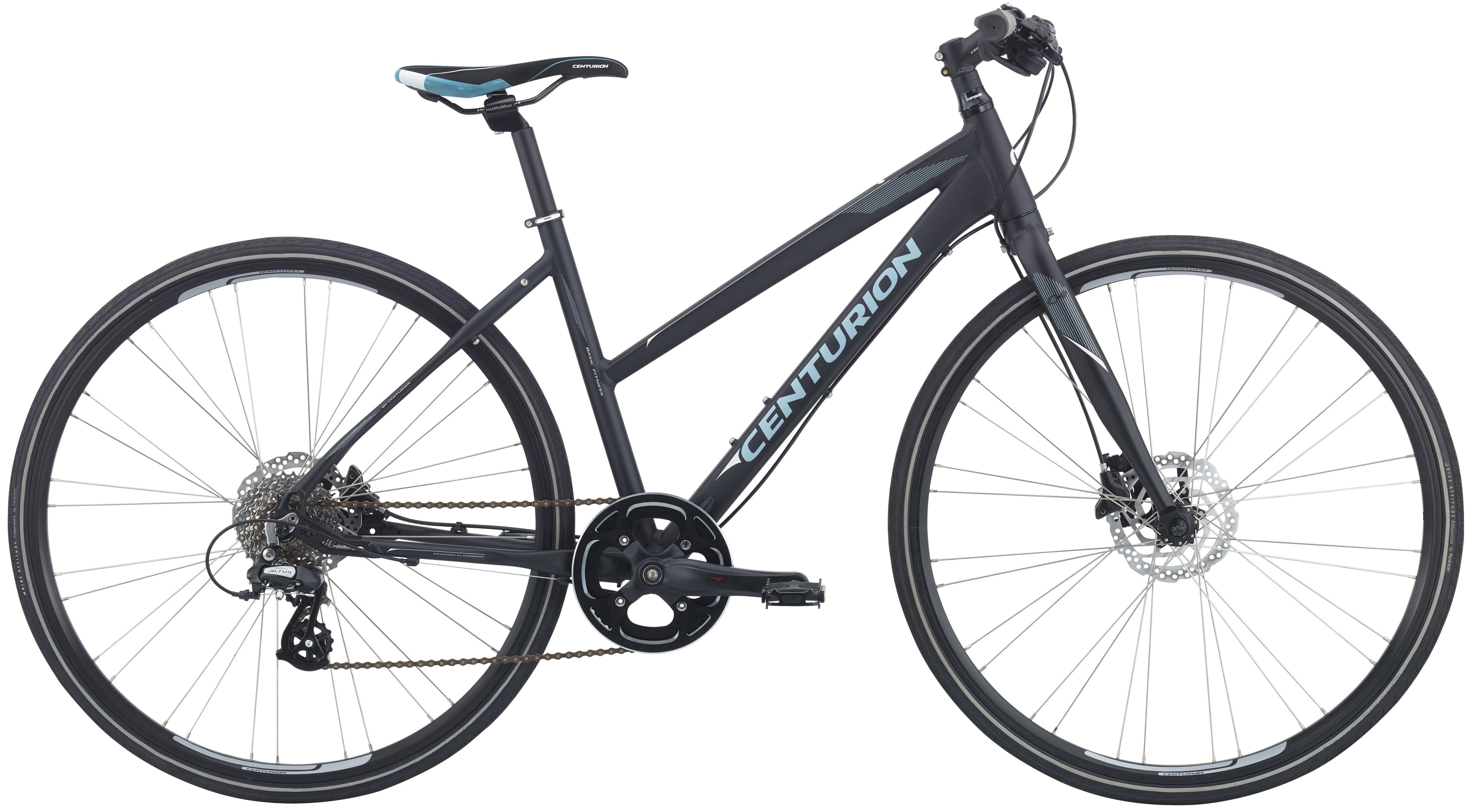 Centurion Basic Fitness Damecykel 8g - Sort tilbud