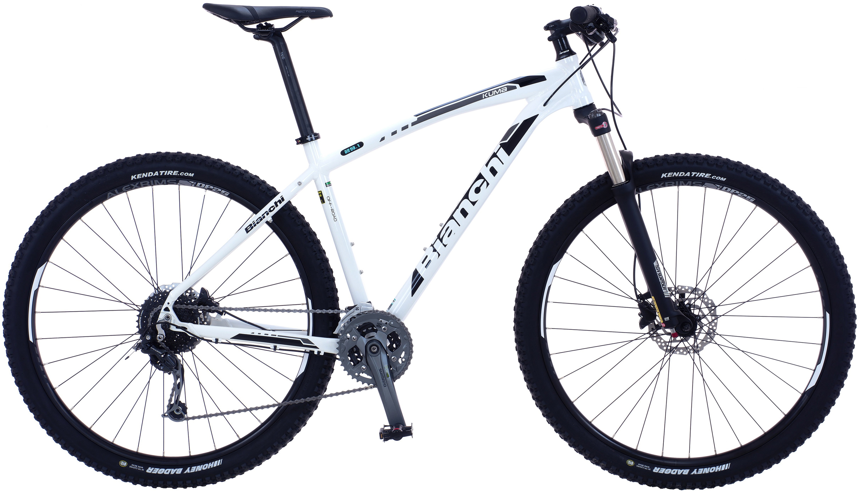 Bianchi Kuma 29.1 Mountainbike - Deore Mix 20g - Hvid